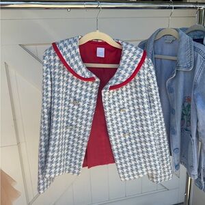 Pepa London Houndstooth Peacoat